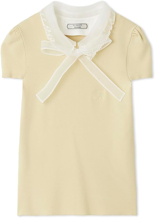 Amazon | [セルフォード] J.REDOUTE エンブロイダリー衿付き
